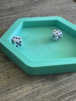 Dice Tray - Basic Hexagonal