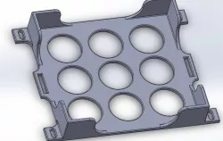 FRC Robot Battery Box - Flat