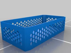 Honeycomb box riser with rounded corner - customisable