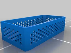 Honeycomb box riser with rounded corner - customisable