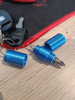 Keychain screwdriver holder 0.24"/0.15"