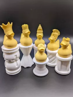 Kid-Safer Duck Chess Set