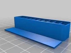 LR44 button cell storage box