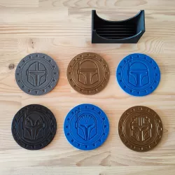 Mandalorian Coaster Set