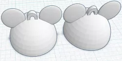 Mickey Mouse Hat Earrings