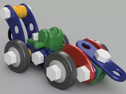 Modular Building Kit for Kids: Tow Truck