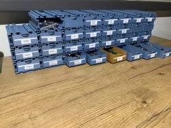 Modular desk organizer drawers