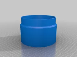 My Customized Customizer pipe adapter - hose fitting with  overhang angle