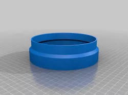 My Customized Customizer pipe adapter - hose fitting with  overhang angle