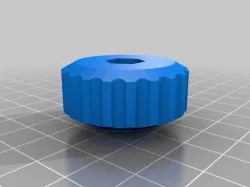 My Customized parametric hex screw knob maker m6
