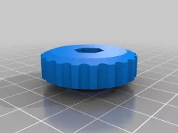 My Customized parametric hex screw knob maker m6 thin