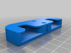PlayStation controller mount with screw holes