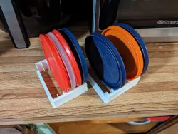 Pyrex round 2 cup lid holder