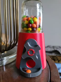 Simple Mason Jar Candy Machine Color without MMU 