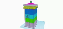 Tardis Gaming Dice Storage