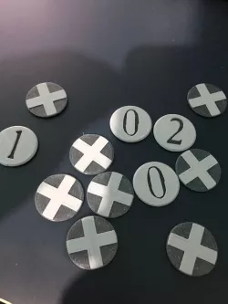 Target token with hide number