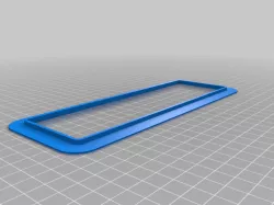 Vent grid 180x50 frame