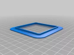 Vent grid 60x60 frame