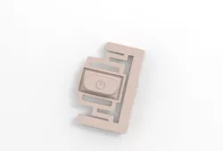 Washing machine button