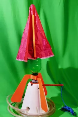 Water rocket continued. ( Umbrella type )
