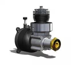 0.49cc QZ Bee - COX Engine with muffler