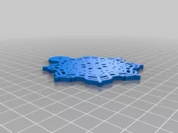 10 Pointy Snowflake Ornament