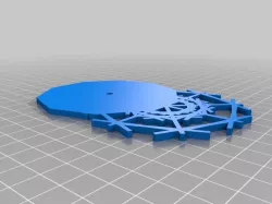 100 Pointy Snowflake Ornament