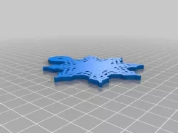 11 Pointy Snowflake Ornament