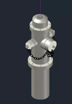 3D FIRE HYDRANT