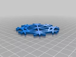 999 Pointy Snowflake Ornament