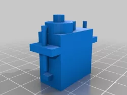 9g servo CAD "holepunch"