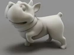 Begging Bulldog