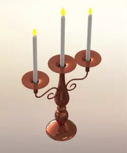 candle holder with candles