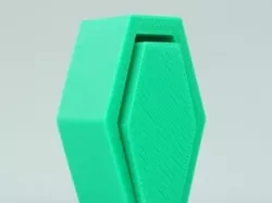 coffin shaped box
