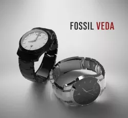 Concept Fossil Watch & Display Stand