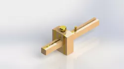 Crown Tools Beechwood & Brass Mortise Marking Gauge