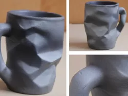 Crushed Coffee cup