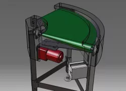 Curved conveyor