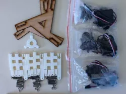 Delta Robot v2 with three arms