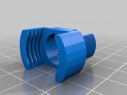 Adaptateur capot anti-projections sur flexible Dremel by ER, Download free  STL model