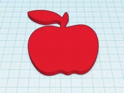 Flat apple