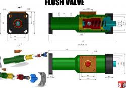 flush botton valve dwg 3D Models | Page 1 | STLFinder