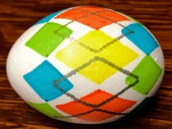 Harlequin Argyle Egg-bot Design