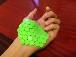 Hex chain (scale) mail