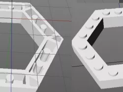 Lego Hex Brick / Plate Model 3
