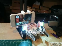 littleBits-modified mini servo gripper