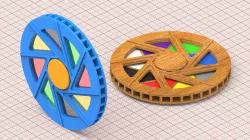 Mill Wheel Fidget Spinner