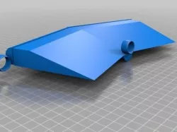 model of a hybrid airship