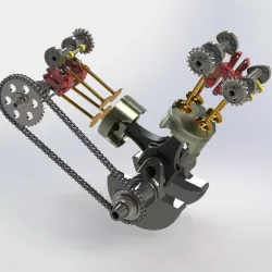 Motorcycle engine
