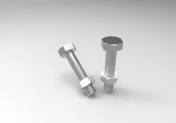 Nut & Bolt CAD Model